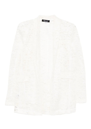 BLAKLACE lace blazer - White