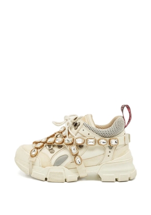 Gucci Pre-Owned Flashtrek lace-up sneakers - Neutrals