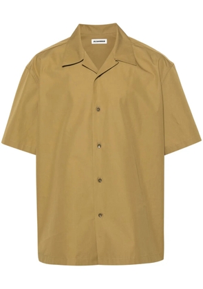 Jil Sander short-sleeve cotton shirt - Green