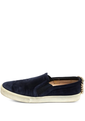 Stuart Weitzman pre-owned Harlow slip-on sneakers - Blue