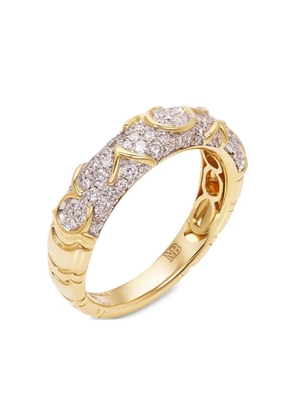 MARINA B 18K yellow gold Ondine diamond ring