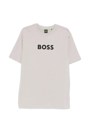 BOSS logo-detail T-shirt - Neutrals