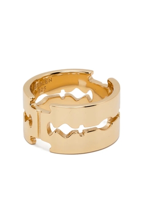 Stolen Girlfriends Club double blade ring - Gold