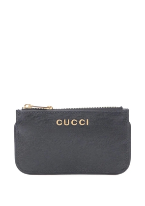 Gucci Pre-Owned 2000s script coin purse - Black