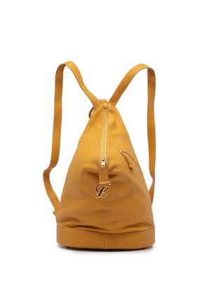 Loewe Pre-Owned 2010-2025 Leather Anton backpack - Yellow