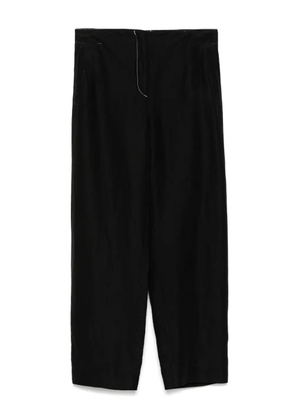 Giorgio Armani Pre-Owned 2000 drawstring trousers - Black