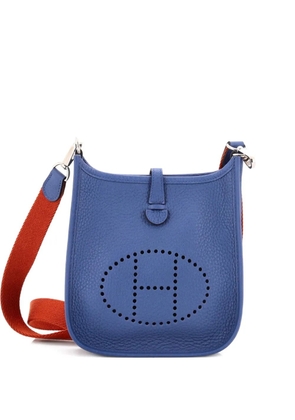 Hermès Pre-Owned Evelyne Bag Gen III Clemence TPM crossbody bag - Blue