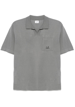 C.P. Company logo-embroidered T-shirt - Grey