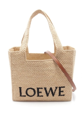 Loewe Pre-Owned 2020 raffia tote bag - Neutrals