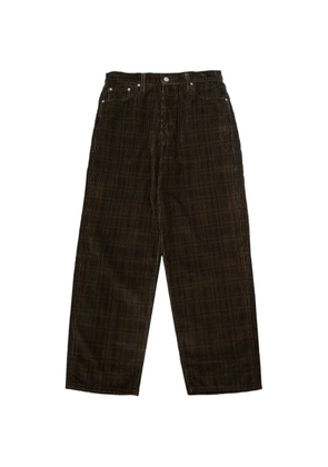 Levi's 578 Baggy plaid corduroy trousers - Brown