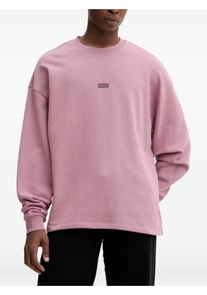 HUGO logo-print sweatshirt - Pink