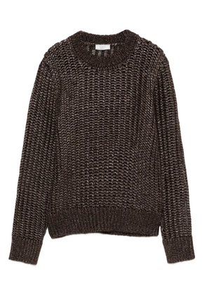 Peserico open-knit sweater - Brown