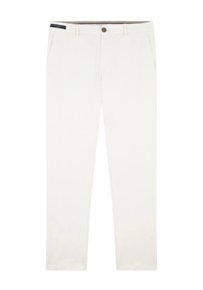 Paul & Shark flat-front chino trousers - Neutrals