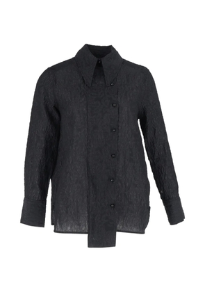 GANNI jacquard shirt - Black