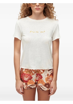 Osklen Brazilian Soul T-shirt - Neutrals