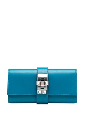 Hermès Pre-Owned 2015 Tadelakt Medor 23 clutch bag - Blue