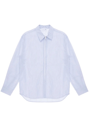 Post Archive Faction striped cotton shirt - Blue