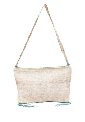 SLO_HAND_MADE contrast-trim tote bag - Neutrals