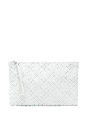 Bottega Veneta Pre-Owned 2012-2025 Nappa Intrecciato Wristlet clutch bag - White