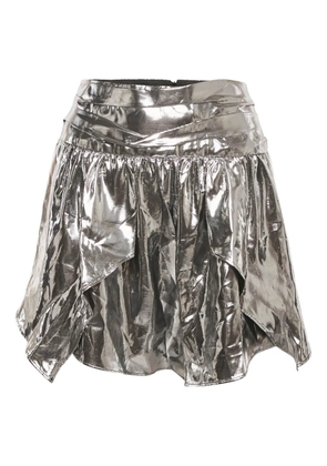Isabel Marant Vintage gathered mini skirt - Silver