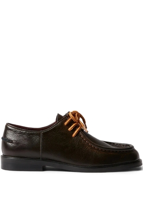Claudie Pierlot leather derby shoes - Brown