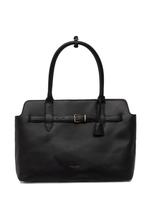 Marc O'Polo large buckle-strap tote bag - Black