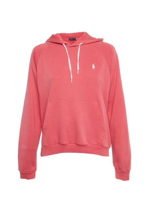 Polo Ralph Lauren Vintage logo-embroidered hoodie - Pink