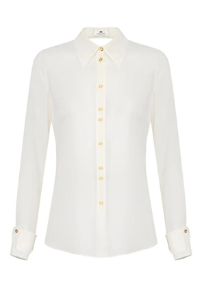 Elisabetta Franchi open-back shirt - Neutrals
