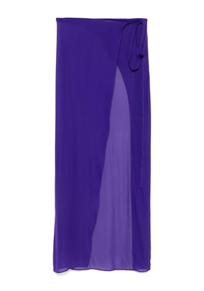 Maison Close Fever wrap skirt - Purple