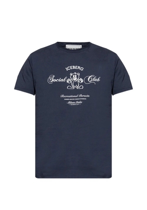 Iceberg logo-print T-shirt - Blue