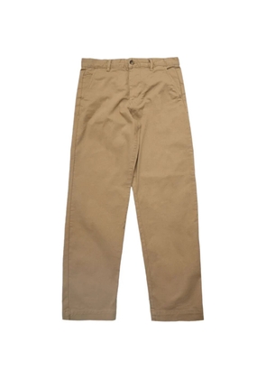 SELECTED twill loose-fit trousers - Neutrals