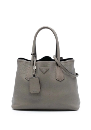 Prada Pre-Owned 2010-2025 Medium Vitello Daino Cuir Double Handle satchel - Grey