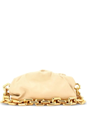 Bottega Veneta Pre-Owned The Chain Pouch Leather shoulder bag - Neutrals