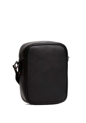 Tommy Hilfiger monogram-pattern messenger bag - Black