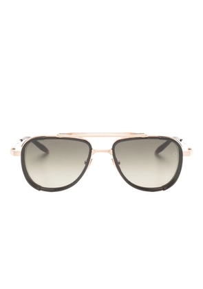 Akoni navigator-frame sunglasses - Brown