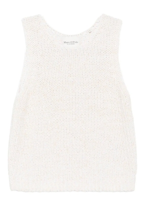 Marc O'Polo open-knit sleeveless top - Neutrals