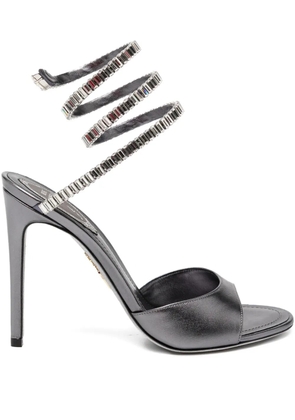 René Caovilla 105mm Spark heeled sandals - Grey