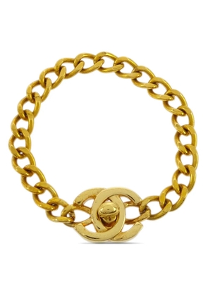 CHANEL Pre-Owned 1997 turnlock bracelet - Gold