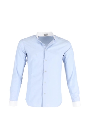 Christian Dior Pre-Owned buttoned long-sleeve shirt - Blue