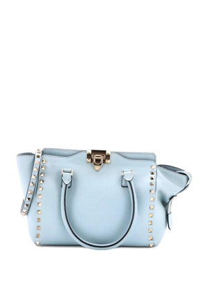 Valentino Garavani Pre-Owned Rockstud Rigid Leather Small tote bag - Blue