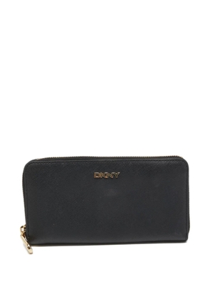 DKNY Vintage pre-owned zip-around leather wallet - Black