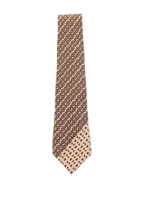 Giorgio Armani Pre-Owned 1990s patterned tie - Neutrals