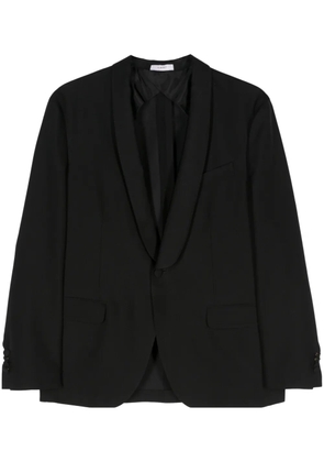 Boglioli single-breasted virgin wool blazer - Black