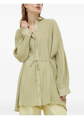 SAMSOE SAMSOE pleated tie top - Green