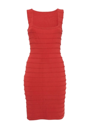 Alaïa Pre-Owned textured sleeveless dress