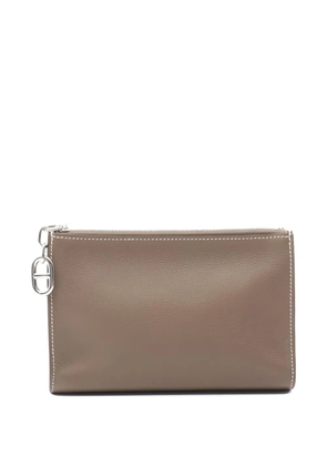 Hermès Pre-Owned 2025 Ungo PM Chaîne d'Ancre pouch - Neutrals