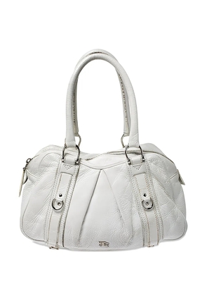 Burberry Pre-Owned Ashbury leather tote bag - White