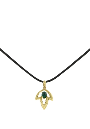 Chaumet 1970s 18kt yellow gold Malachite pendant charm
