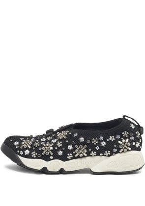 Christian Dior Pre-Owned embellished sneakers - Black