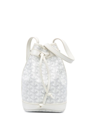 Goyard Pre-Owned 2020 Goyardine Petit Flot bucket bag - White